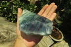 Polished On One Side Watermelon Fluorite x 3 From Namibia - Toprock Gemstones and Minerals 