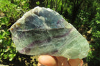 Polished On One Side Watermelon Fluorite x 3 From Namibia - Toprock Gemstones and Minerals 