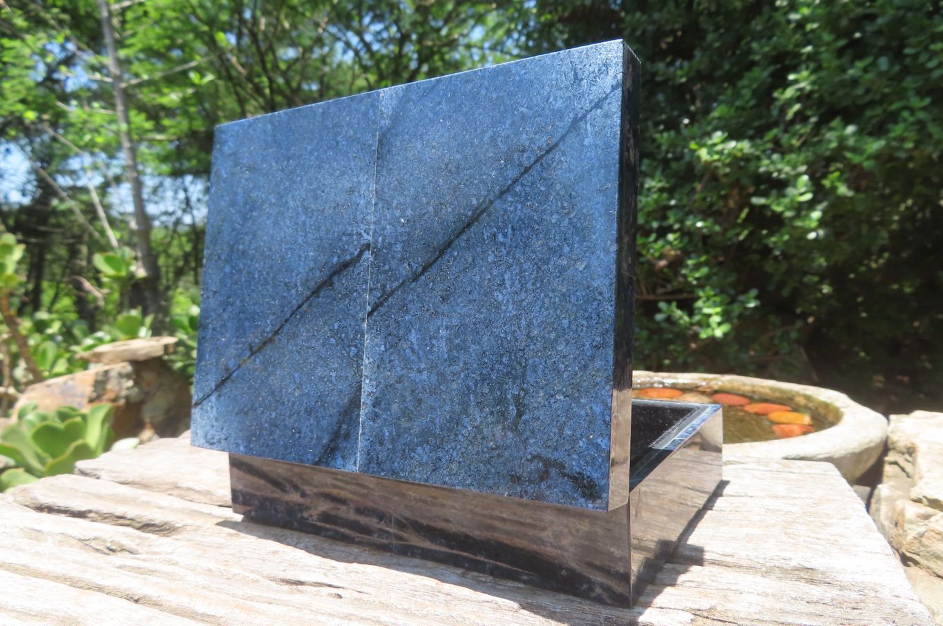 Hand Made Dumortierite Jewellery Box - Sold Per Item - From Mozambique - Toprock Gemstones and Minerals 