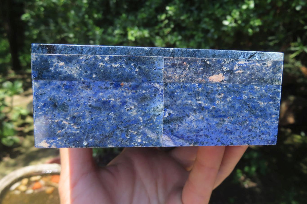 Hand Made Dumortierite Jewellery Box - Sold Per Item - From Mozambique - Toprock Gemstones and Minerals 