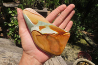 Polished Polychrome Jasper Standing Free Forms x 3 From Mahajanga, Madagascar - Toprock Gemstones and Minerals 