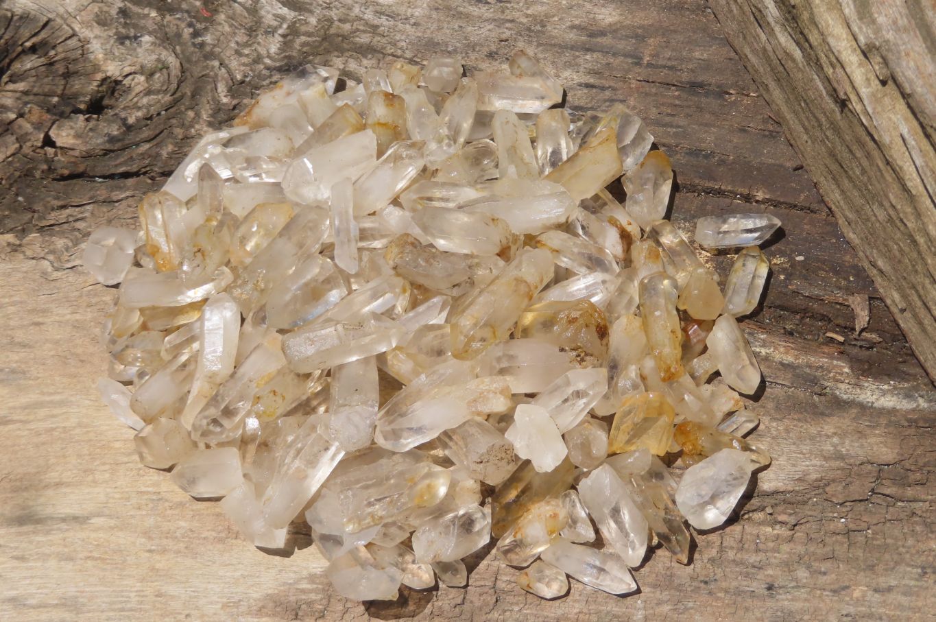 Natural Clear Quartz Crystals x 2 Kg Lot From Zambia - Toprock Gemstones and Minerals 