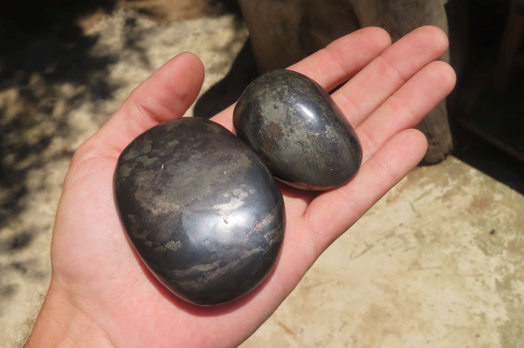 Polished Pharaoh Stone Free Forms x 6 From Zimbabwe - Toprock Gemstones and Minerals 