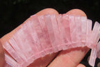 Hand Made Rose Quartz Egyptian Choker Necklace - Sold per Item - From Namibia - Toprock Gemstones and Minerals 