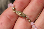 Hand Made Rose Quartz Egyptian Choker Necklace - Sold per Item - From Namibia - Toprock Gemstones and Minerals 