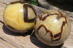 Polished Septerye Spheres x 4 From Madagascar - Toprock Gemstones and Minerals 