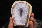 Natural Zululand Amethyst Geodes x 4 from Jozini, South Africa - Toprock Gemstones and Minerals 