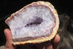 Natural Zululand Amethyst Geodes x 4 from Jozini, South Africa - Toprock Gemstones and Minerals 
