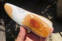 Polished Polychrome Jasper Standing Free Forms x 5 From Madagascar - Toprock Gemstones and Minerals 