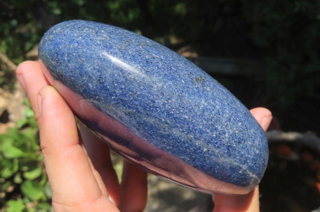 Polished Lazulite Standing Free Forms x 2 From Madagascar - Toprock Gemstones and Minerals 
