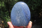 Polished Lazulite Standing Free Forms x 2 From Madagascar - Toprock Gemstones and Minerals 