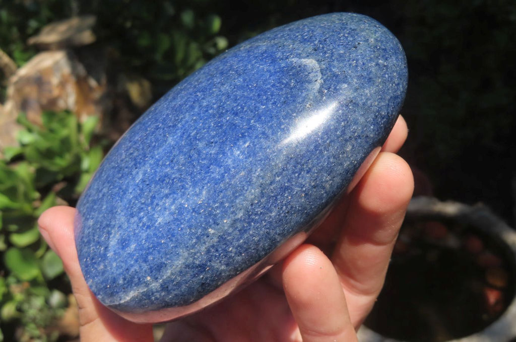 Polished Lazulite Standing Free Forms x 2 From Madagascar - Toprock Gemstones and Minerals 