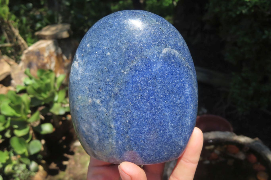 Polished Lazulite Standing Free Forms x 2 From Madagascar - Toprock Gemstones and Minerals 