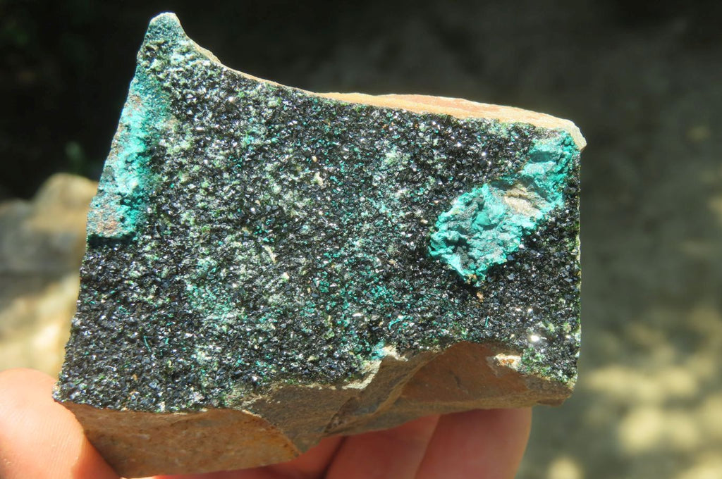 Natural Libethenite Crystals On Dolomite Matrix Specimens x 5 From Shituru, Congo - Toprock Gemstones and Minerals 