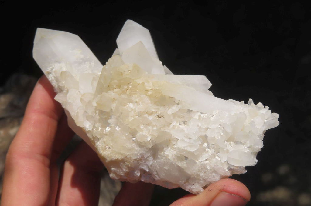 Natural Quartz Crystal Clusters x 5 From Madagascar - Toprock Gemstones and Minerals 
