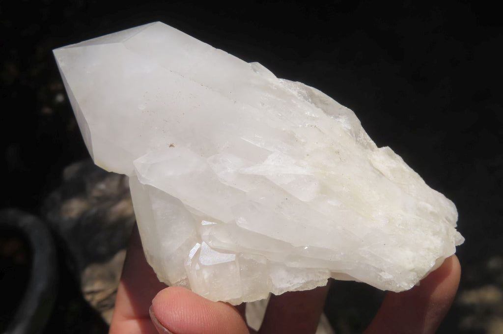 Natural Quartz Crystal Clusters x 5 From Madagascar - Toprock Gemstones and Minerals 