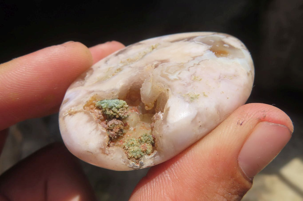 Polished Flower Agate Palm Stones x 12 From Madagascar - Toprock Gemstones and Minerals 