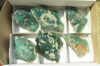 Polished On One Side Emerald Mtorolite x 6 From Mutorashanga, Zimbabwe - Toprock Gemstones and Minerals 