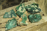 Polished On One Side Emerald Mtorolite x 6 From Mutorashanga, Zimbabwe - Toprock Gemstones and Minerals 