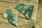 Polished On One Side Emerald Mtorolite x 6 From Mutorashanga, Zimbabwe - Toprock Gemstones and Minerals 