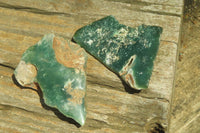 Polished On One Side Emerald Mtorolite x 6 From Mutorashanga, Zimbabwe - Toprock Gemstones and Minerals 