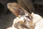 Natural Aegirine & Smokey Quartz Specimens x 2 From Malawi - Toprock Gemstones and Minerals 