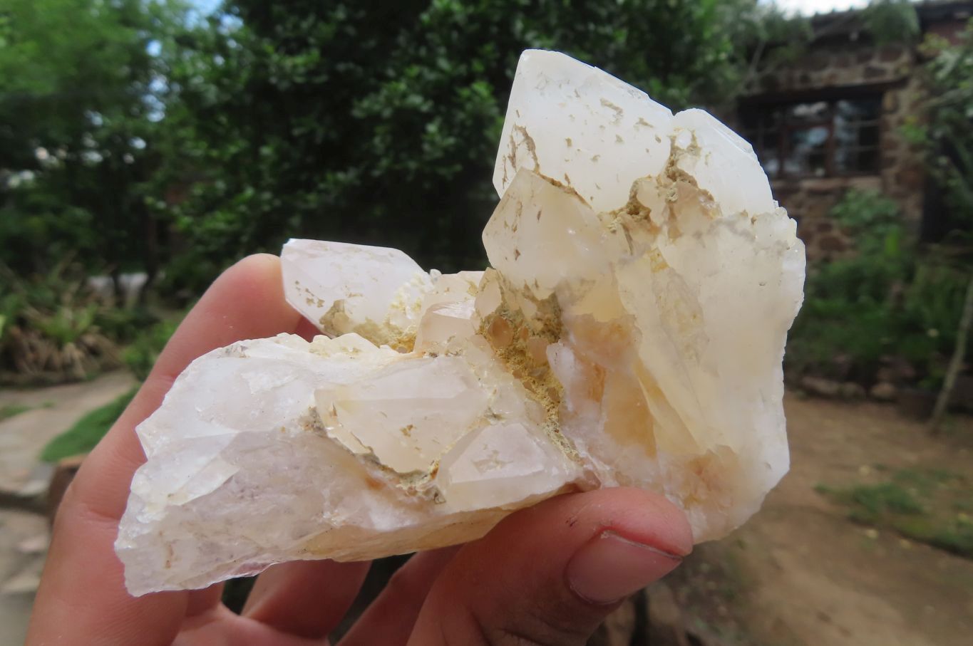 Natural Cascading Candle Quartz Clusters x 6 From Antsirabe, Madagascar - Toprock Gemstones and Minerals 