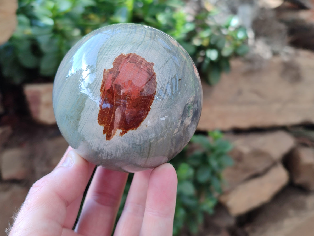 Polished Polychrome Jasper Spheres x 4 From Mahajanga, Madagascar - Toprock Gemstones and Minerals 