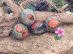 Polished Polychrome Jasper Spheres x 4 From Mahajanga, Madagascar - Toprock Gemstones and Minerals 