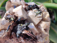 Natural Aegirine & Smokey Quartz Specimens x 2 From Zomba, Malawi