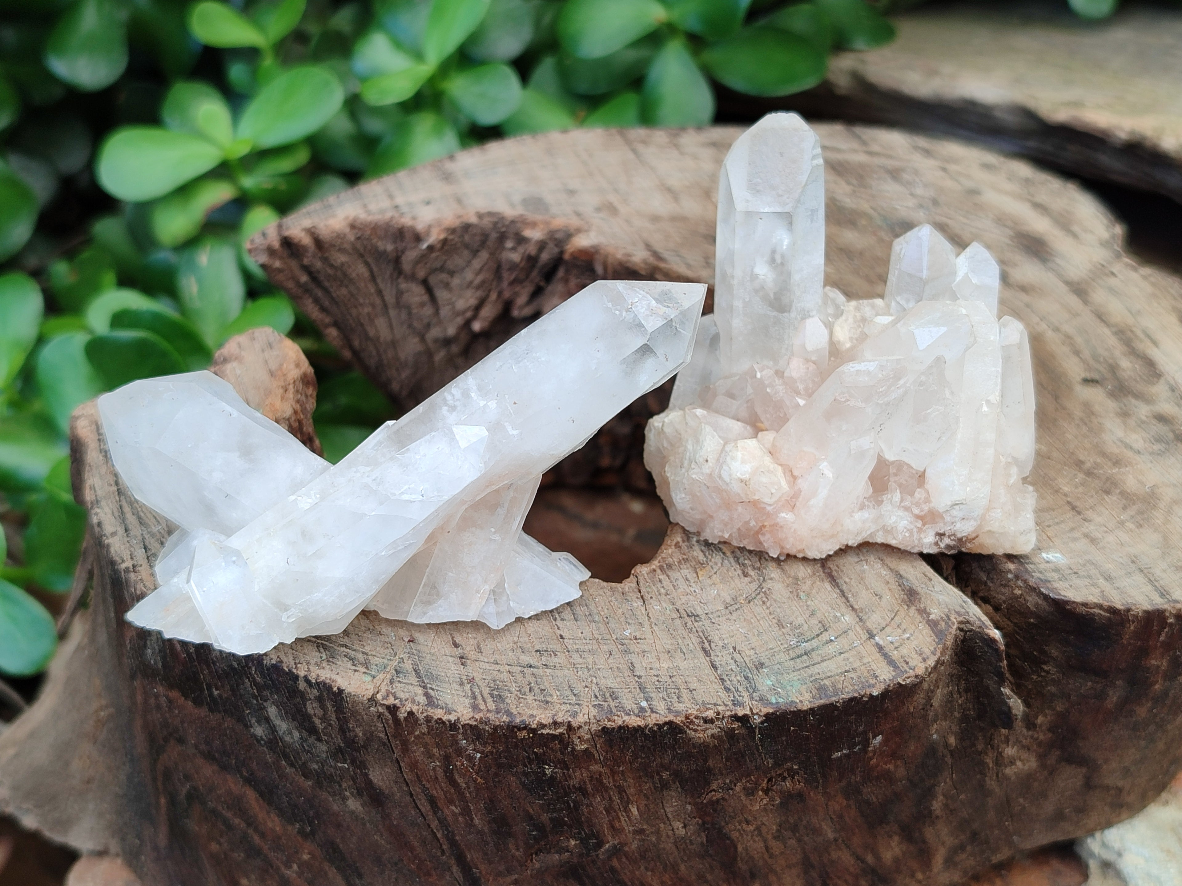 Natural Mixed Quartz Clusters x 13 From Madagascar - Toprock Gemstones and Minerals 