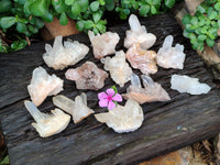 Natural Mixed Quartz Clusters x 13 From Madagascar - Toprock Gemstones and Minerals 