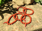 Polished Red Jasper Beaded Stretch Buddha Bracelet - Sold Per Item - From South Africa - Toprock Gemstones and Minerals 