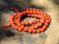 Polished Red Jasper Beaded Stretch Buddha Bracelet - Sold Per Item - From South Africa - Toprock Gemstones and Minerals 