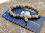 Polished Namibian Desert Picture Stone Jasper Beaded Stretch Buddha Bracelet - Sold Per Item - From Namibia - Toprock Gemstones and Minerals 