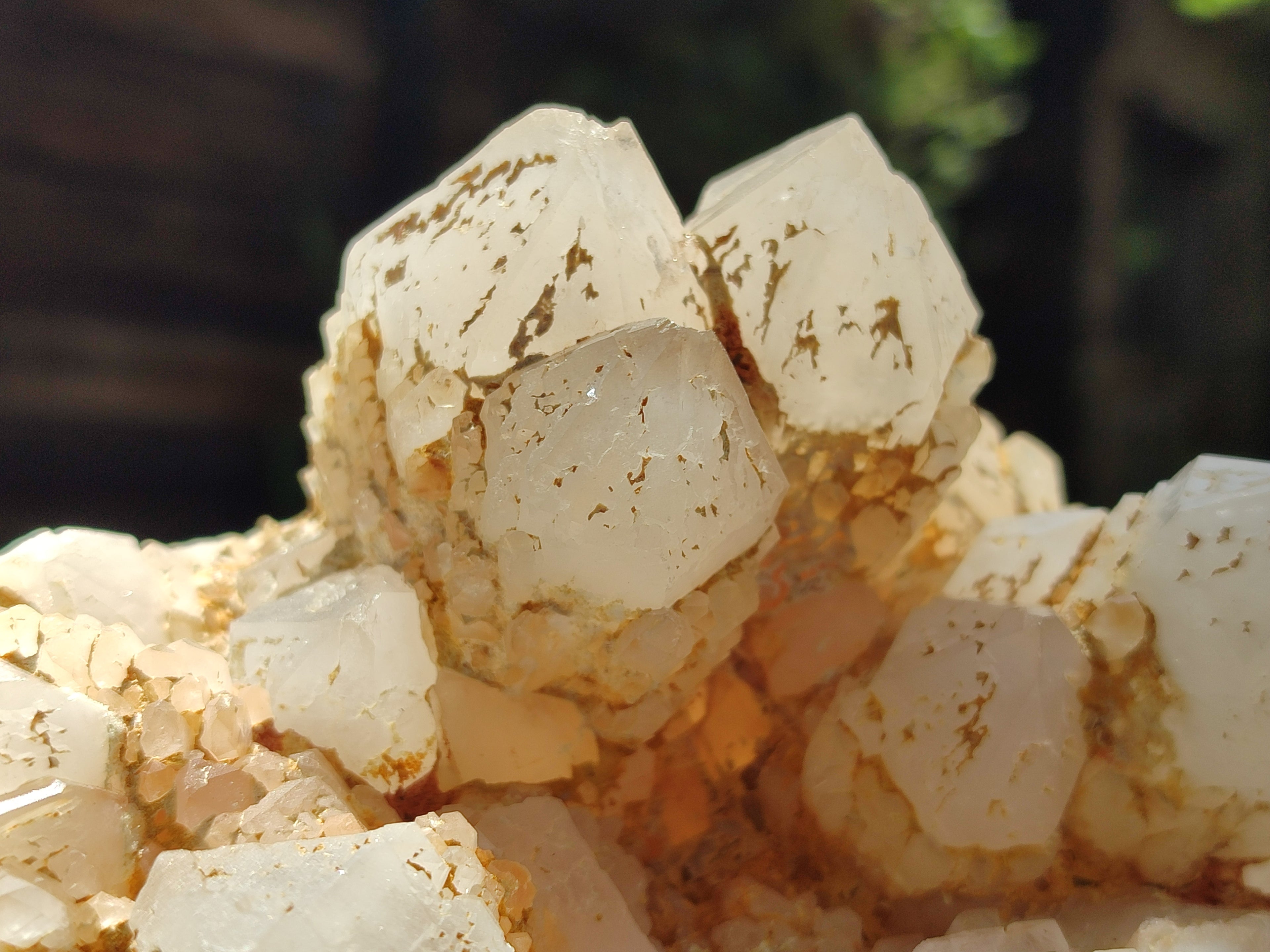 Natural Candle Quartz Clusters x 2 From Madagascar - Toprock Gemstones and Minerals 