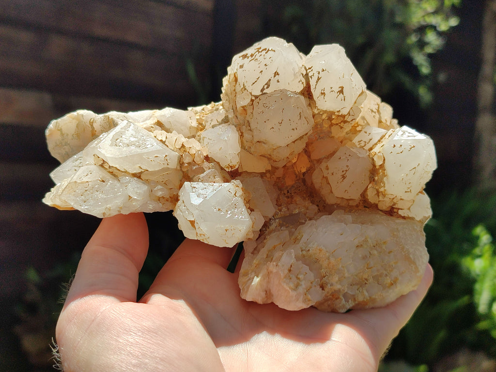 Natural Candle Quartz Clusters x 2 From Madagascar - Toprock Gemstones and Minerals 