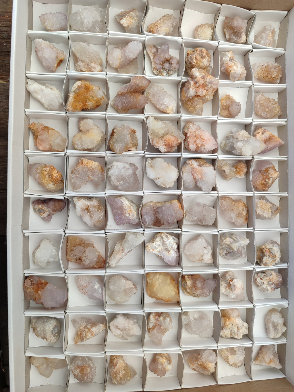 Natural Mixed Spirit Quartz Specimens x 70 From Boekenhouthoek, South Africa - Toprock Gemstones and Minerals 