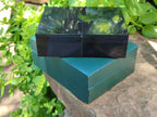 Hand Made Jet Lignite Jewellery Box x 1 From Swaziland - Toprock Gemstones and Minerals 