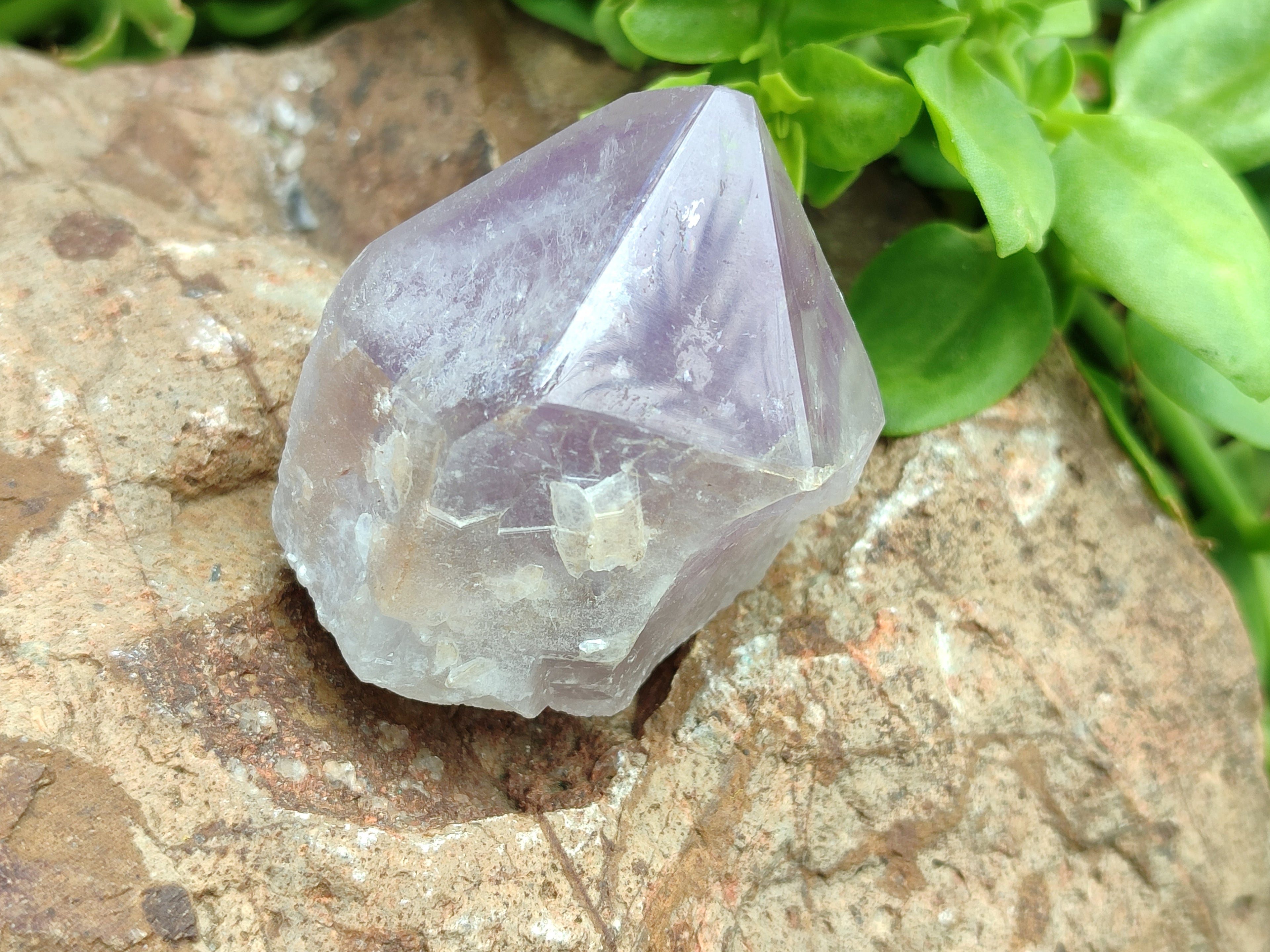 Polished Jacaranda Amethyst Crystals x 6 From Zambia - Toprock Gemstones and Minerals 