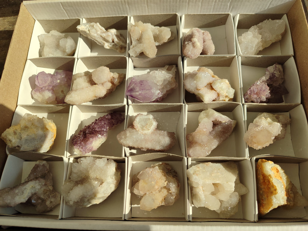 Natural Spirit Quartz Specimens x 20 From Boekenhouthoek, South Africa - Toprock Gemstones and Minerals 