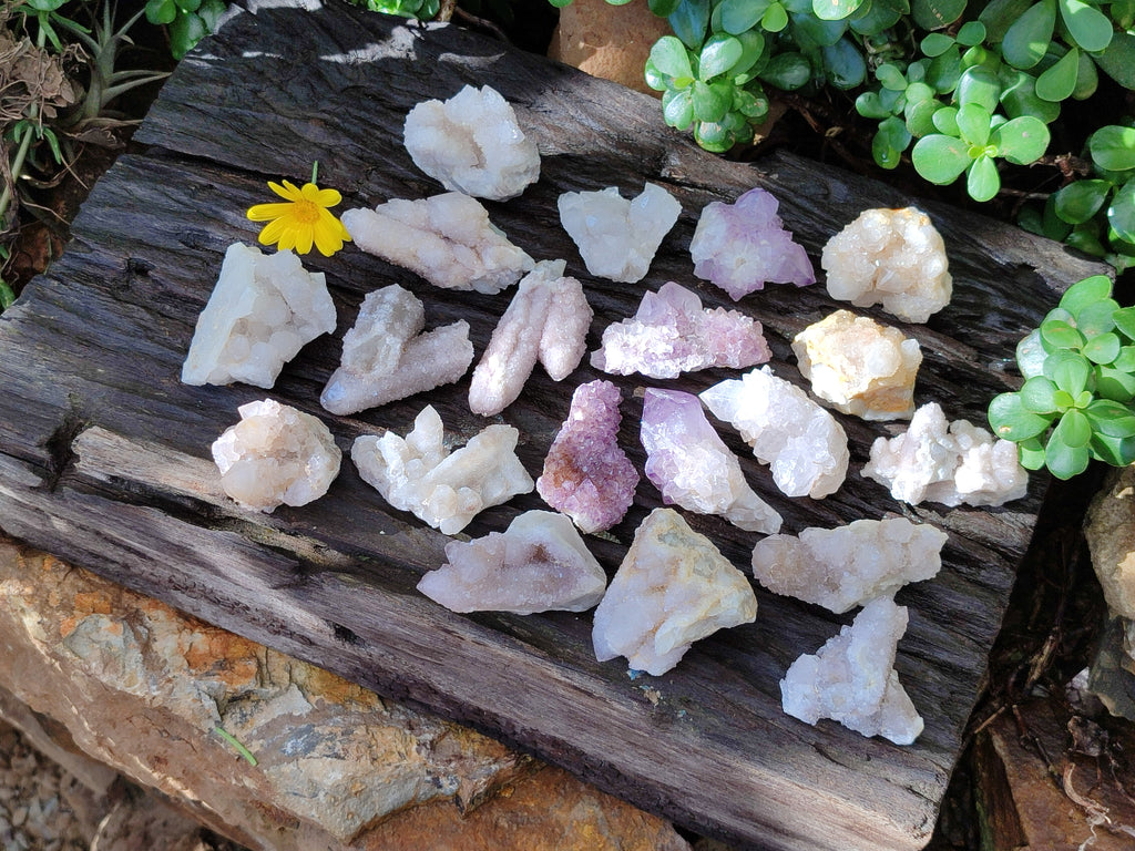 Natural Spirit Quartz Specimens x 20 From Boekenhouthoek, South Africa - Toprock Gemstones and Minerals 