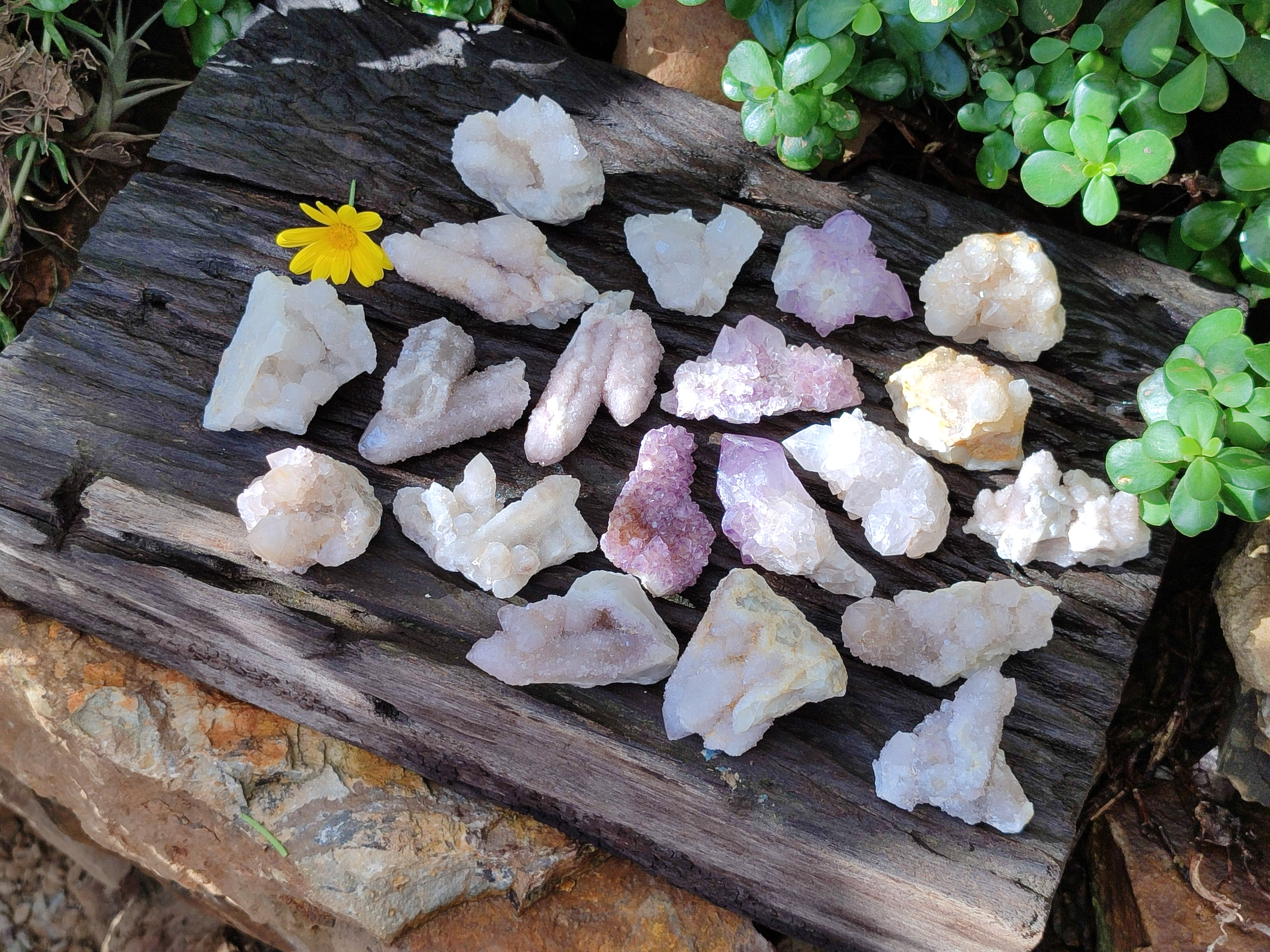 Natural Spirit Quartz Specimens x 20 From Boekenhouthoek, South Africa - Toprock Gemstones and Minerals 