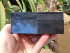 Hand Made Jet Lignite Jewellery Box x 1 From Swaziland - Toprock Gemstones and Minerals 