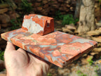 Polished Brecciated Red Jasper Desk Set - Sold Per Item - From South Africa - Toprock Gemstones and Minerals 