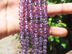 Polished Gem Amethyst Faceted Beaded Necklace - Sold per Item- From Zambia - Toprock Gemstones and Minerals 