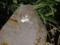 Polished Smokey Window Quartz Crystal x 1 From Madagascar - Toprock Gemstones and Minerals 