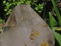 Polished Smokey Window Quartz Crystal x 1 From Madagascar - Toprock Gemstones and Minerals 