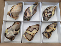 Polished Septerye Flame Sculptures x 6 From Madagascar - Toprock Gemstones and Minerals 