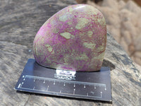 Polished Stichtite Standing Free Forms x 6 From Barberton, South Africa - Toprock Gemstones and Minerals 